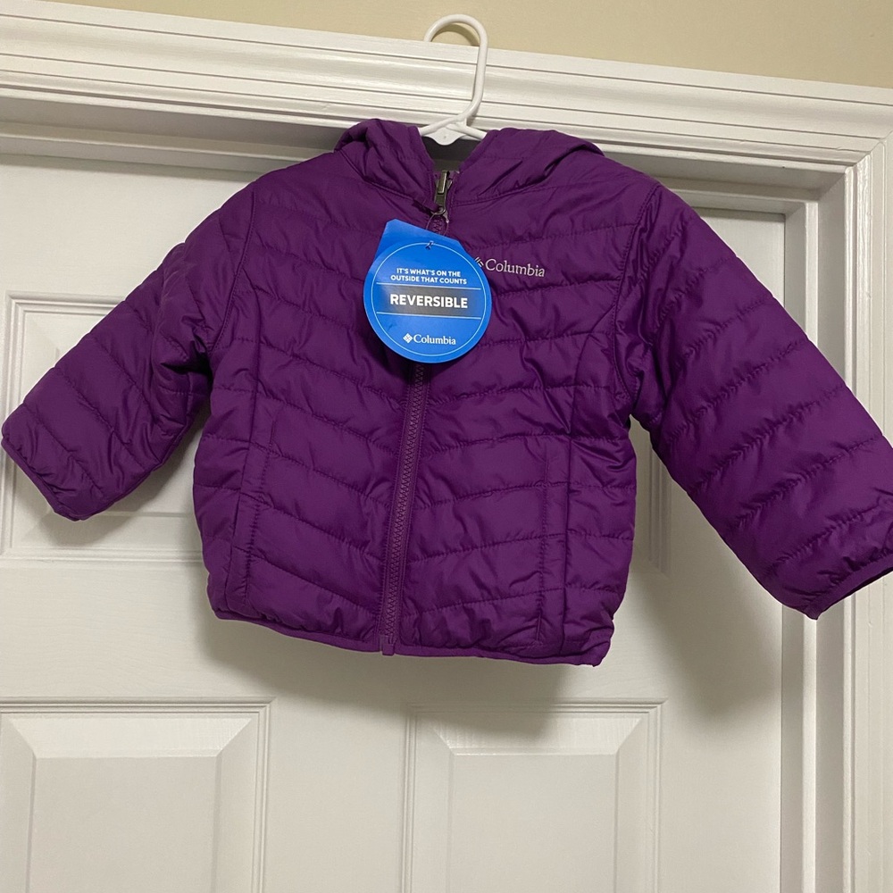 Columbia Reversible Coat- Toddler Girls 2T NWT